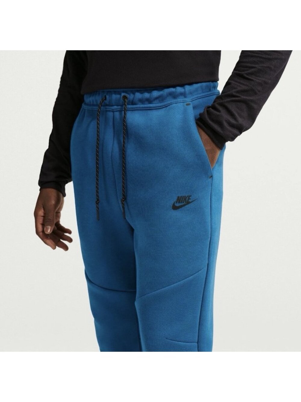 Nike Tech Fleece Joggers Court Blue Black HV0959-476 Men's Sizes